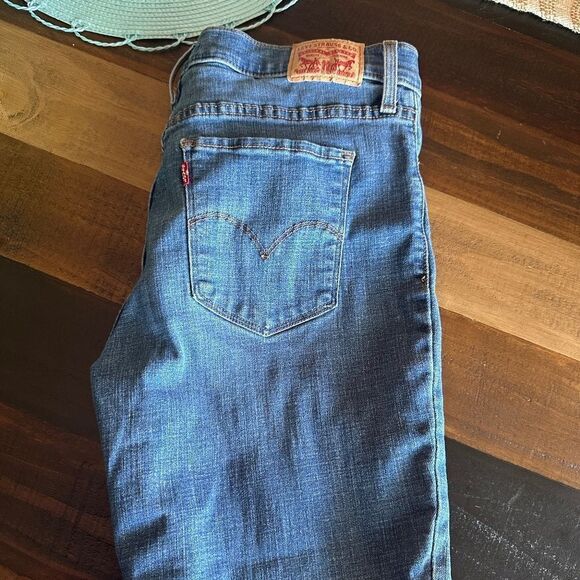 LEVIS SHAPING SKINNY "311"JEANS FRAYED ANKLE SIZE 31 - Picture 2 of 4